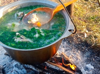 программа Мужской: Кухня на свежем воздухе Плов